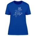 thumbnail image 1 of Hello Summer Turtle & Fish T-Shirt Women -Image by Shutterstock, Female Medium, 1 of 2