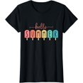 thumbnail image 1 of Hello Summer Vacation Ice Cream Popsicle Ice Lolly Gift T-Shirt, 1 of 3