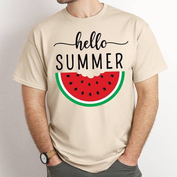 Hello Summer Watermelon Dad T-Shirt All Size S-5XL