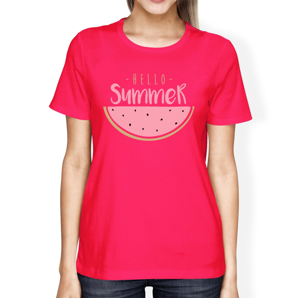 The Summer I Got Lucky Tee - Hot Pink
