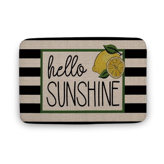 Hello Sunshine Decor Outdoor Rug Welcome Doormat Front Doormat Summer Decor Seasonal Doormat,Indoor Doormat,Front Back Door Mat 16”x24”