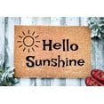 thumbnail image 1 of Hello Sunshine Door Mat | Custom Doormat | Welcome Mat | Door Mat | Housewarming Gift | Home Doormat | Home Decor | Front Door Closing Gift, 1 of 2