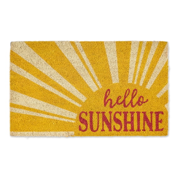 Hello Sunshine Doormat, Yellow