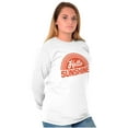 thumbnail image 1 of Hello Sunshine Positive Vibes Beachy Women Plus Size Long Sleeve Graphic Tee Brisco Brands 2X, 1 of 3