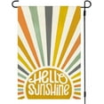 thumbnail image 1 of Hello Sunshine Summer Garden Flag 12.5x18 Double Sided for Outside, Colorful Sunshine Seasonal Yard Flag Outdoor Farmhouse Decoration 14-12, 1 of 6