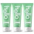thumbnail image 1 of Hello Super Fresh Whitening Toothpaste, Fluoride Free Toothpaste with Natural Spearmint and Coconut Oil, Vegan, No Peroxide, No Fluoride, No Dyes, Gluten Free, BPA Free, 3 Pack, 4.7 OZ Tubes, 1 of 3
