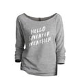 thumbnail image 1 of Hello Sweater Weather Women's Fashion Slouchy 3/4 Sleeves Raglan Lightweight Sweatshirt Sport Gray Medium, 1 of 3