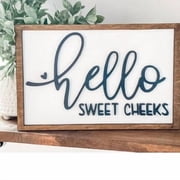 Hello Sweet Cheeks Poster, Poster Home Decor, Poster Only