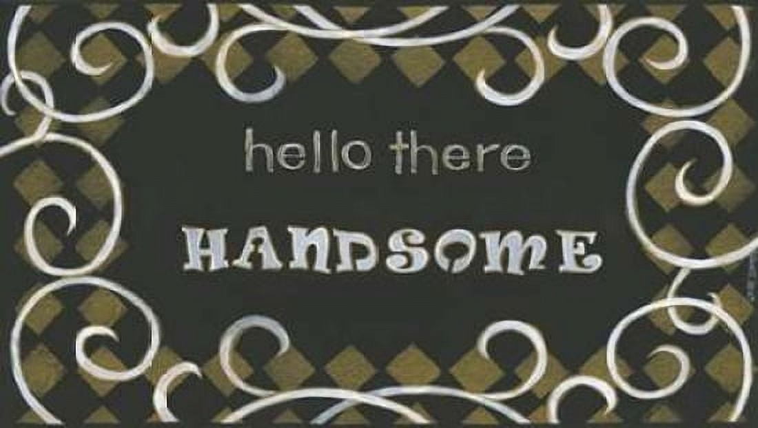 Hello There Handsome Canvas Art - Cindy Shamp (24 x 36)
