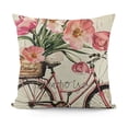 thumbnail image 1 of Hello Throw Pillow Covers, Flowers Spring Cushion Case for Sofa Couch, 1 of 5