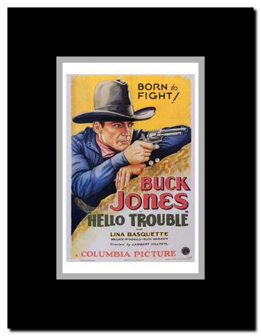 Hello Trouble Framed Movie Poster