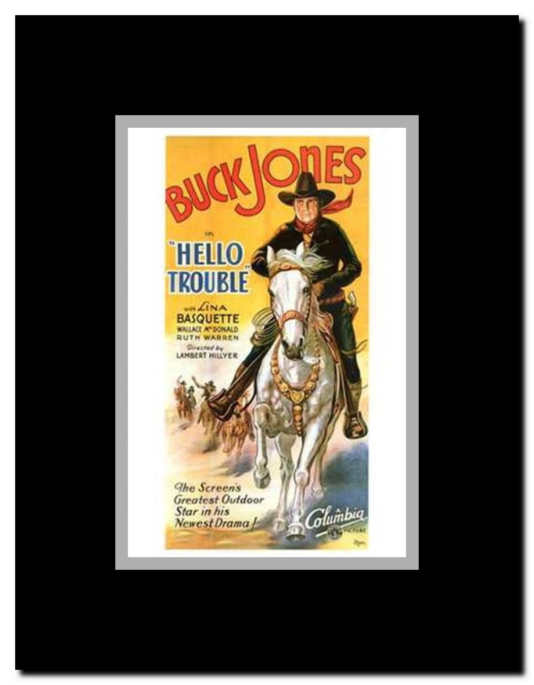 Hello Trouble Framed Movie Poster