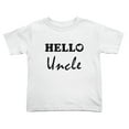 thumbnail image 1 of Hello Uncle Cute Toddler T Shirts for Boys Girls (White, 3T), 1 of 5