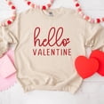 thumbnail image 1 of Hello Valentine Cursive | Sweatshirt, 1 of 5