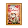 thumbnail image 1 of Hello Valentine’s Day Persian Flower Crown Romantic Pink Floral Acrylic Plaque with Wood Photo Frame Box Cat Lover Kitten Owner Gifts Light Box - 00031, 1 of 5