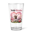 thumbnail image 1 of Hello Valentine’s Day Rottweiler Flower Crown Romantic Pink Floral 16oz Pint Beer Glass Mug Rottie Dog Lover Gifts Idea Beer Glasses Cup - 00031, 1 of 5
