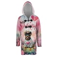 thumbnail image 1 of Hello Valentine’s Day Rottweiler Flower Crown Romantic Pink Floral All Over Print 3D Hooded Duffle Toggle Coat Rottie Dog Lover Gifts Idea - 00031, 1 of 6