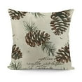 thumbnail image 1 of Hello Vibes Decorative Throw Pillowcase, Pine Branch Christmas, 1 of 5