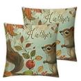 thumbnail image 1 of Hello Welcome Autumn Fall Fox Owl Pillowcase King Size Pillow Cover Protector Pillow Sham Pillow Case with Zipper  for Long Throw Pillow, 1 of 7