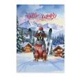 thumbnail image 1 of Hello Welcome Winter The Ski Boxer Snowy Day Vertical Matte Canvas Poster Boxers Dog Lover Gifts Idea Wall Art Home Decor - 13013, 1 of 5