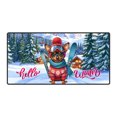 thumbnail image 1 of Hello Welcome Winter The Ski Miniature Pinscher Snowy Day Desk Mat Full Keyboard Mouse Pad Mini Pin Dog Lover Large Mousepad - 13013, 1 of 5
