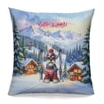 thumbnail image 1 of Hello Welcome Winter The Ski Schnauzer Snowy Day Pillowcase Double Sided Miniature Schnauzer Dog Lover Pillow Case Covers - 13013, 1 of 3
