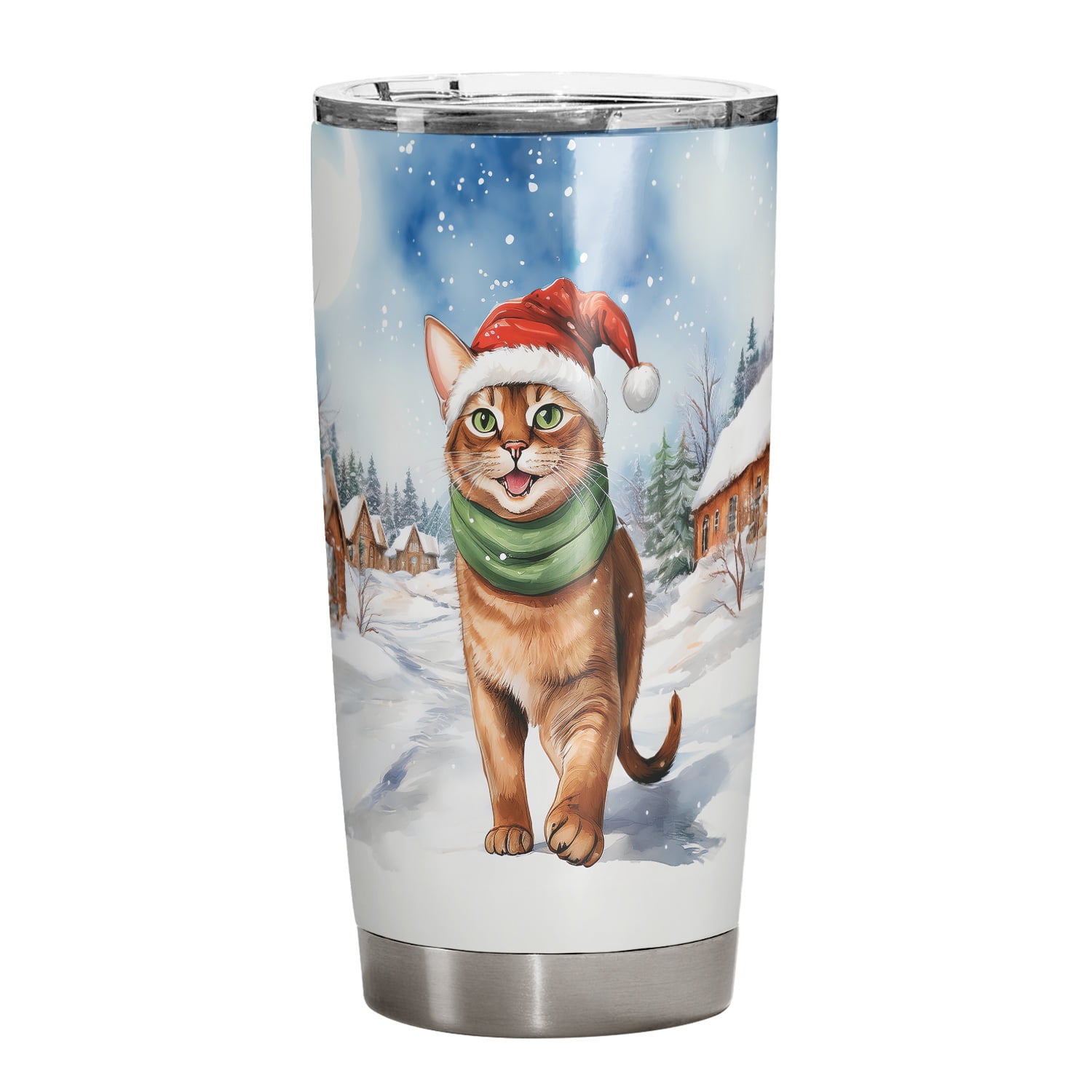 Hello Winter Abyssinian Frosty Morning Walk Welcome Snowy Christmas ...