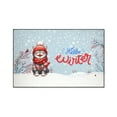 thumbnail image 1 of Hello Winter American Shorthair Smiling in Red Scarf Hat Welcome Christmas Indoor Rug Cat Lover Kitten Owner Gifts Carpet Living Bed Room Sofa Home Decor - 00017, 1 of 5
