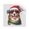 thumbnail image 1 of Hello Winter Australian Shepherd Frosty Morning Walk Welcome Snowy Christmas Cutout Transfer Sticker Aussie Dog Lover Gifts Transparent Decal Art Decor - 02018, 1 of 5