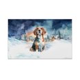thumbnail image 1 of Hello Winter Beagle Welcome Snowy Night Watercolor Vintage Doormat Beagles Dog Lover Gifts Idea Indoor Outdoor Welcome Mat - 01011, 1 of 5