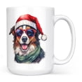 thumbnail image 1 of Hello Winter Border Collie Frosty Morning Walk Welcome Snowy Christmas Mug Borders Dog Lovers Gifts Idea Coffee Tea Cup - 02018, 1 of 4