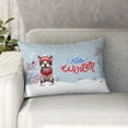 thumbnail image 1 of Hello Winter Boston Terrier Smiling in Red Scarf Hat Welcome Christmas Pillowcase Double Sided Gentleman Dog Lover Gifts Pillow Case Covers - 00017, 1 of 3