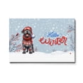 thumbnail image 1 of Hello Winter Cane Corso Smiling in Red Scarf Hat Welcome Christmas Horizontal Matte Canvas Poster Italian Mastiff Dog Lover Gifts Idea Wall Art Home Decor - 00017, 1 of 5