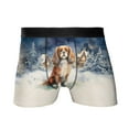 thumbnail image 1 of Hello Winter Cavalier King Charles Spaniel Welcome Snowy Night Watercolor Vintage All Over Print Boxer Briefs Underwear for Men Dad Dog Lover Gifts - 01011, 1 of 6