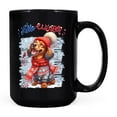 thumbnail image 1 of Hello Winter Dachshund Smiling in Red Scarf Hat Welcome Christmas Mug Wiener Dog Lover Gifts Idea Coffee Tea Cup - 00017, 1 of 4