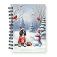 thumbnail image 1 of Hello Winter English Springer Spaniel Football Snowman Welcome Snowy Morning Spiral Bound Journal Springers Dog Lover Gifts 5x7in Spiral Notebook - 01012, 1 of 5
