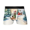 thumbnail image 1 of Hello Winter German Shepherd Frosty Morning Walk Welcome Snowy Christmas All Over Print Boxer Briefs Underwear for Men Dad Alsatian Dog Lover Gifts - 02018, 1 of 6