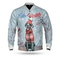 thumbnail image 1 of Hello Winter Great Dane Smiling in Red Scarf Hat Welcome Christmas All Over Print 3D Baseball Jacket Danes Dog Lover Gifts Bomber Jacket Softball - 00017, 1 of 6