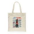 thumbnail image 1 of Hello Winter Great Dane Smiling in Red Scarf Hat Welcome Christmas Canvas Tote Bag Danes Dog Lover Gifts Reusable Shopping Grocery Bag - 00017, 1 of 5