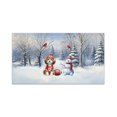 thumbnail image 1 of Hello Winter Havanese Football Snowman Welcome Snowy Morning Doormat Havanese Dog Lover Gifts Idea Indoor Outdoor Welcome Mat - 01012, 1 of 5