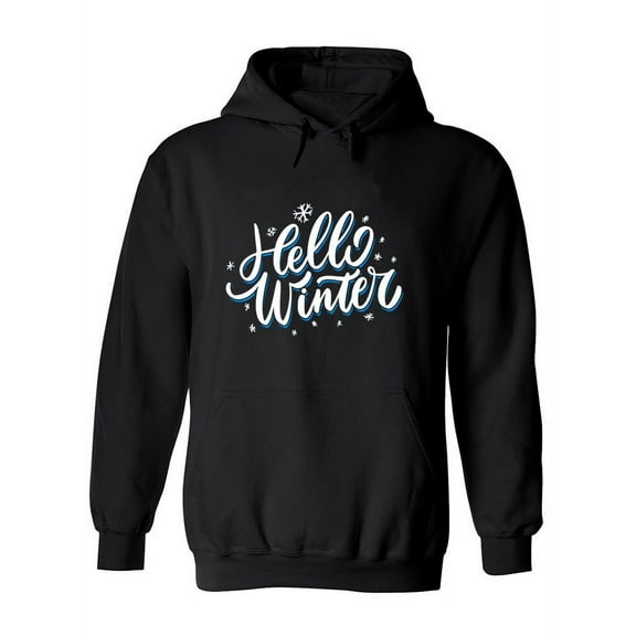 Hello Winter. Hoodie Women -Image by Shutterstock, Female Large