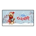 thumbnail image 1 of Hello Winter Labrador Retriever Smiling in Red Scarf Hat Welcome Christmas Desk Mat Full Keyboard Mouse Pad Lab Dog Lover Gifts Large Mousepad - 00017, 1 of 5
