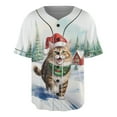 thumbnail image 1 of Hello Winter Maine Coon Frosty Morning Walk Welcome Snowy Christmas All Over Print 3D Baseball Shirt Cat Lover Kitten Owner Gifts Softball Sport - 02018, 1 of 6