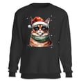 thumbnail image 1 of Hello Winter Manx Frosty Morning Walk Welcome Snowy Christmas Sweatshirt Unisex Merch Cat Lover Kitten Owner Gifts - 02018, 1 of 6