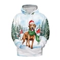 thumbnail image 1 of Hello Winter Rhodesian Ridgeback Frosty Morning Walk Welcome Snowy Christmas All Over Print 3D Hoodie Unisex Merch Hoodies Ridgebacks Dog Lover Gifts - 02018, 1 of 6