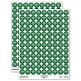 thumbnail image 1 of Hello Winter 200+ Round Stickers - Dark Green - Matte Finish - 0.50" Size, 1 of 3