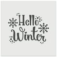 thumbnail image 1 of Hello Winter Snowflakes DIY Cookie Wall Craft Stencil - 7.0 Inch, 1 of 5