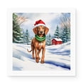 thumbnail image 1 of Hello Winter Vizsla Frosty Morning Walk Welcome Snowy Christmas Vinyl Sticker Vizslas Dog Lover Gifts Idea Waterproof Decal Art Decor - 02018, 1 of 5