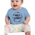thumbnail image 1 of Hello World Arrow Wreath T-Shirt Infant -Smartprints Designs,  6 Months, 1 of 4
