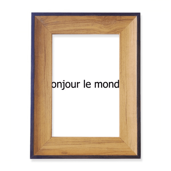 Hello World French Photo Frame Exhibition Display Art Desktop Painting